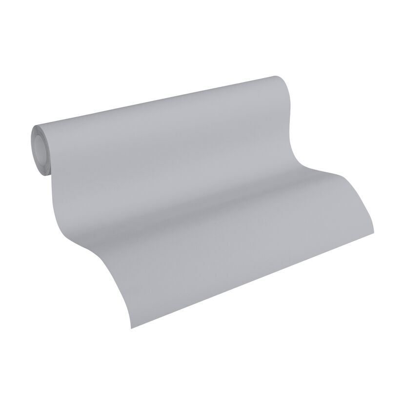Vliestapete 'Pint Walls' Uni grau 0,53 x 10,05 m