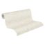 Beige Vliestapete Shades of White mit Putzoptik aufgerollt