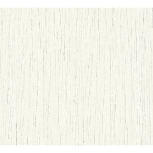 Vliestapete 'Shades of White' Streifen creme 10,05 x 0,53 m