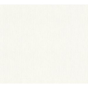 Vliestapete 'Shades of White' Streifen weiß 10,05 x 0,53 m