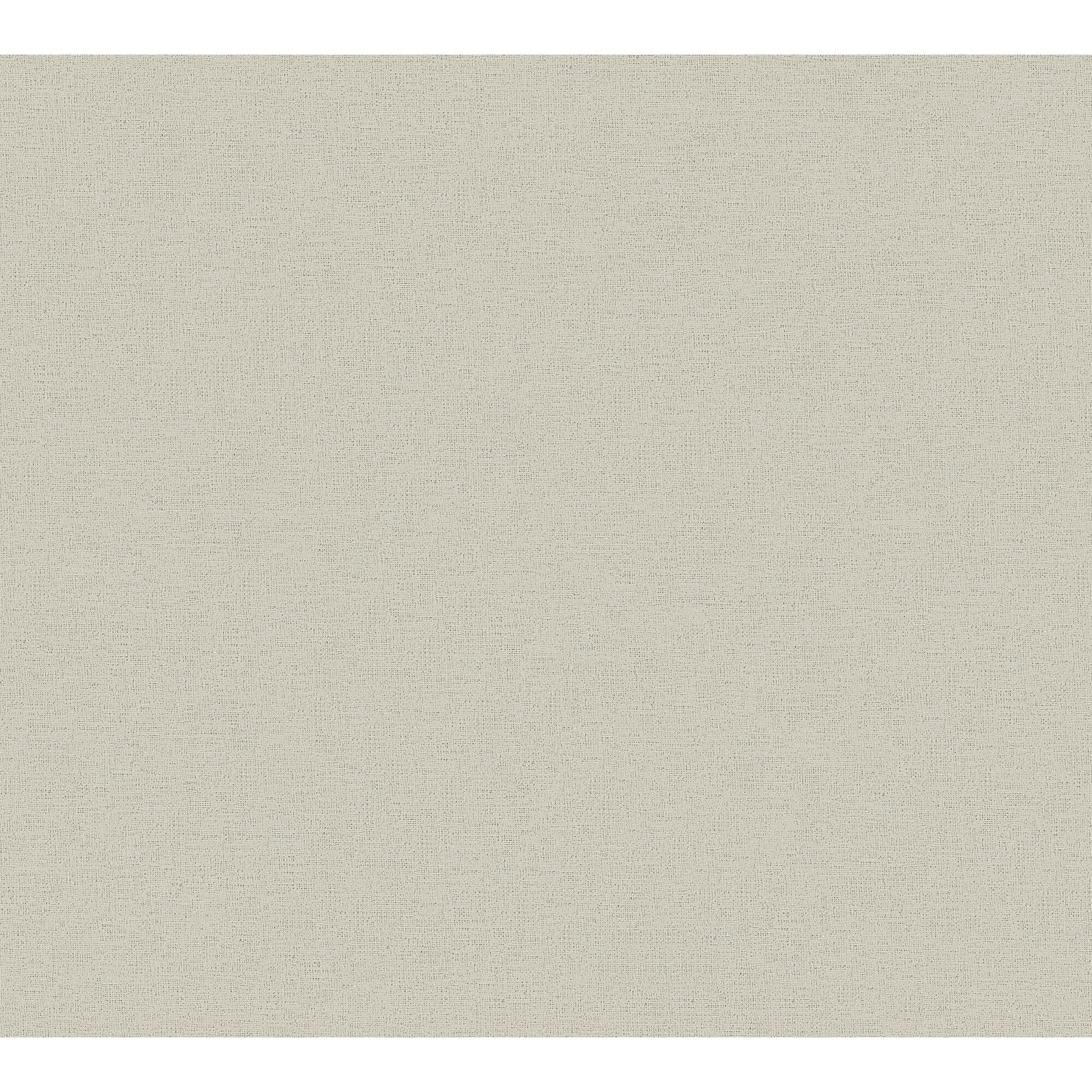 Beige Vliestapete Cuba Uni Leinen