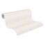 Beige Vliestapete Shades of White mit Streifenmuster aufgerollt