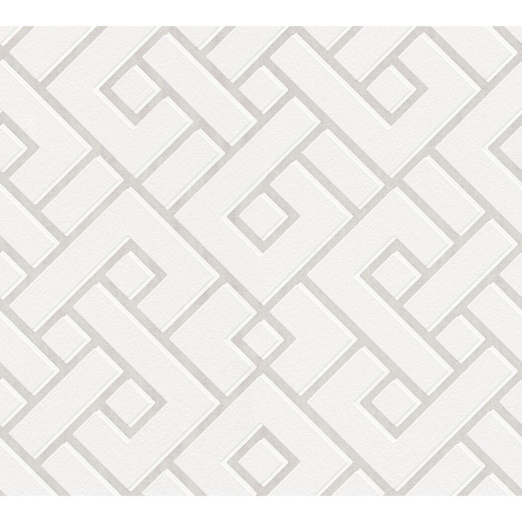 Weißes geometrisches Muster