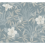 Verkleinertes Bild von Vliestapete 'Cuba' Blätter, Blüten blau/beige 10,05 x 0,53 m