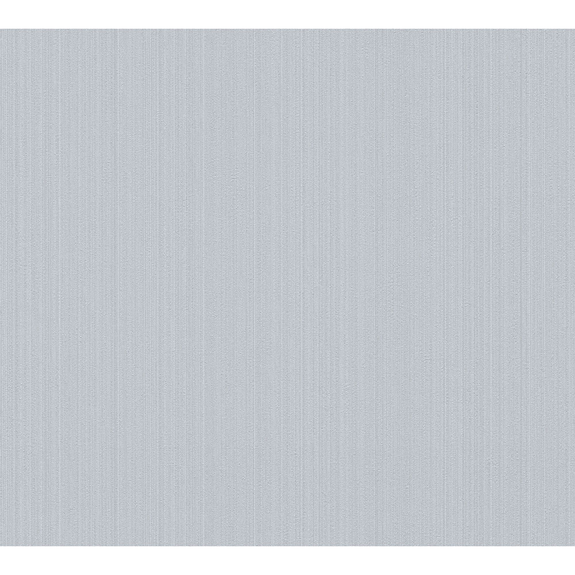Graue Vliestapete mit feinen Streifen