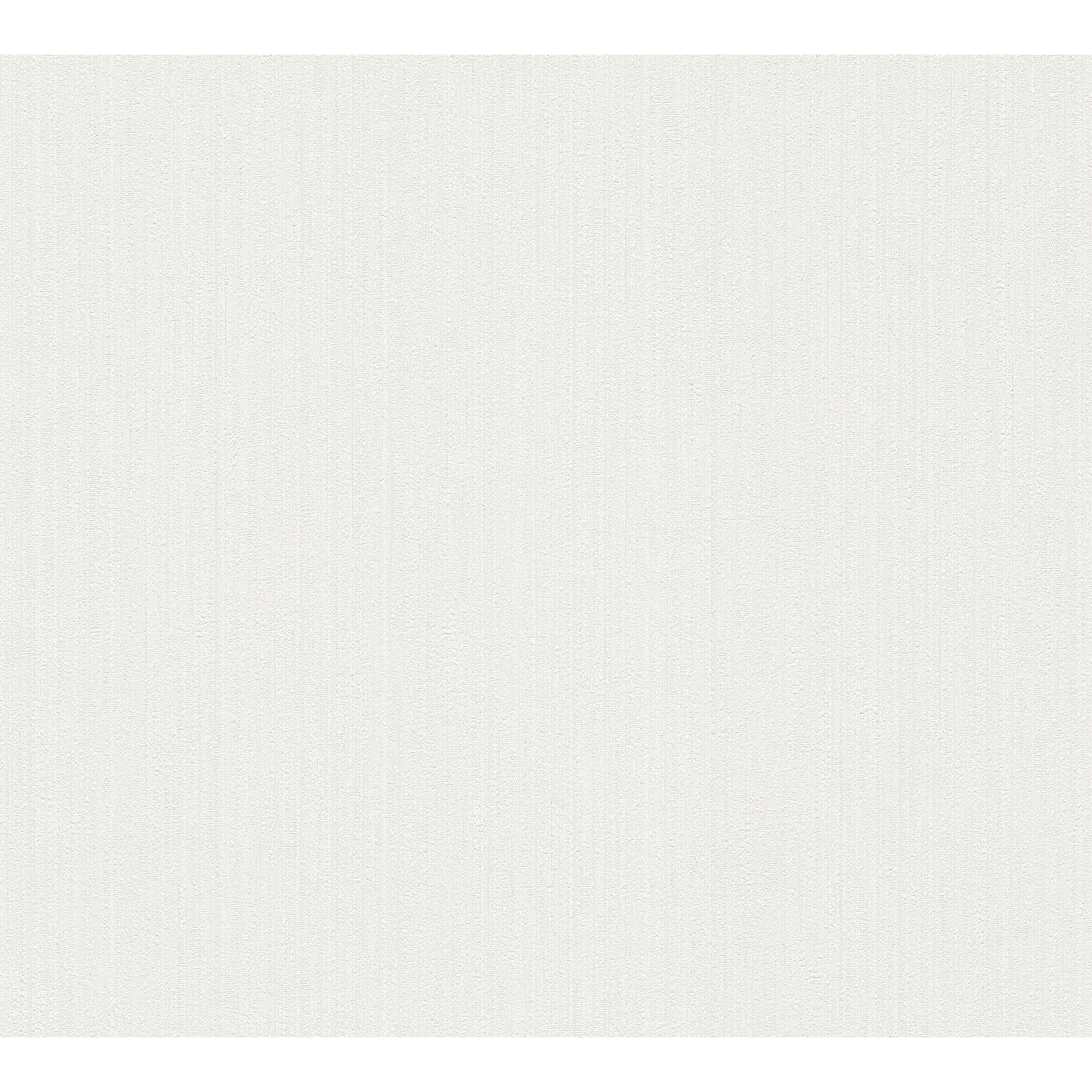 Vliestapete 'The BoS' Uni Streifenstruktur weiß 10,05 x 0,53 m + product picture