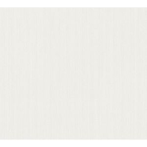 Vliestapete 'The BoS' Uni Streifenstruktur creme/beige 10,05 x 0,53 m