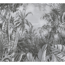 Verkleinertes Bild von Vliestapete 'My Home. My Spa.' Dschungel grau 10,05 x 0,53 m