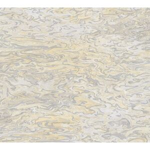 Vliestapete 'My Home. My Spa.' Marmor beige/orange 10,05 x 0,53 m