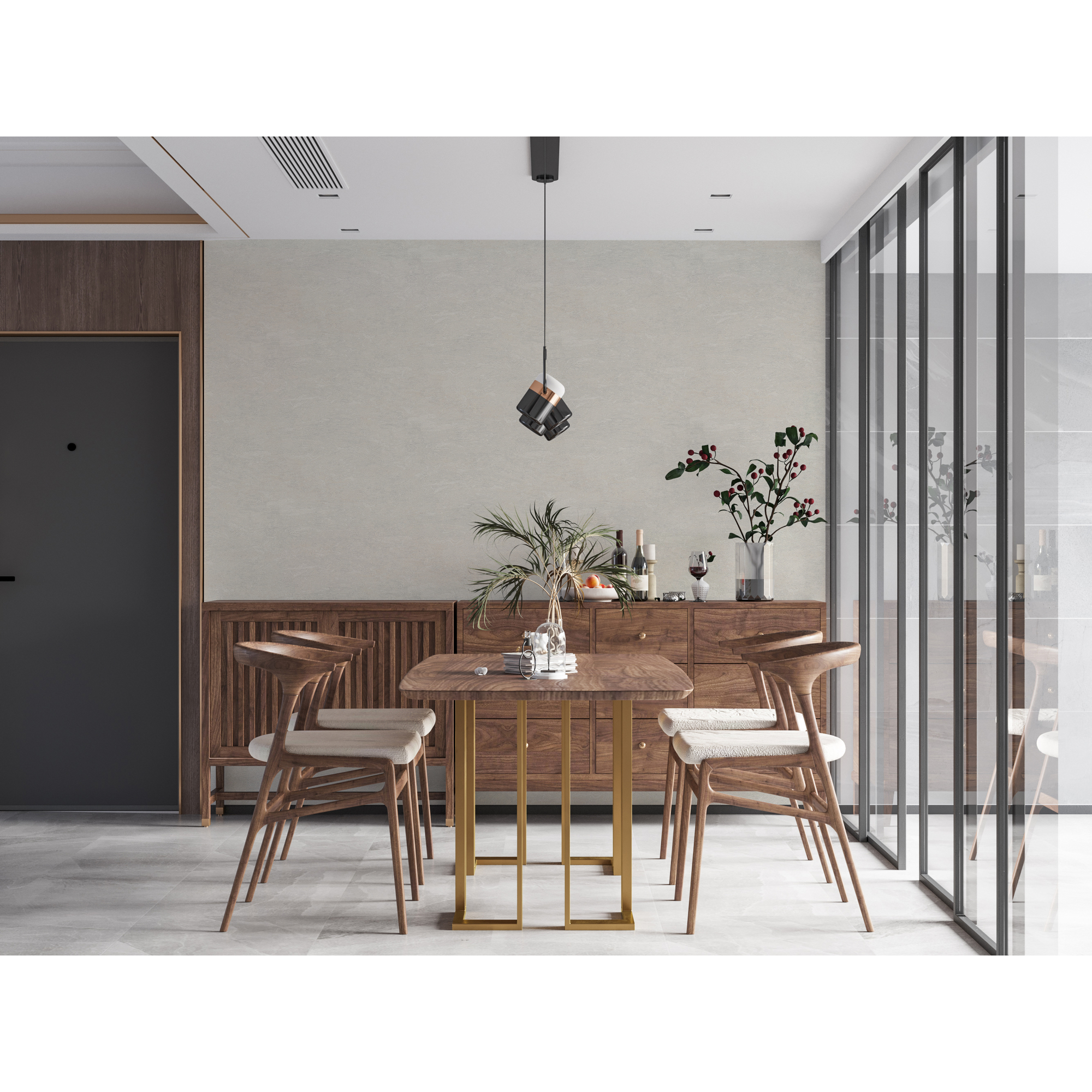 Vliestapete 'My Home. My Spa.' Marmor grau 10,05 x 0,53 m + product picture