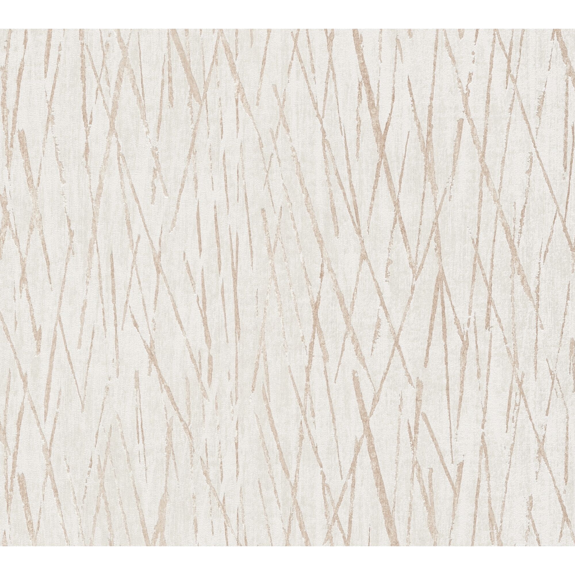 Vliestapete Hygge 2 Streifen beige
