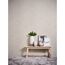 Vliestapete Hygge 2 Streifen in Beige an der Wand