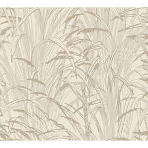 Vliestapete 'Hygge 2' Schilfgras beige 10,05 x 0,53 m