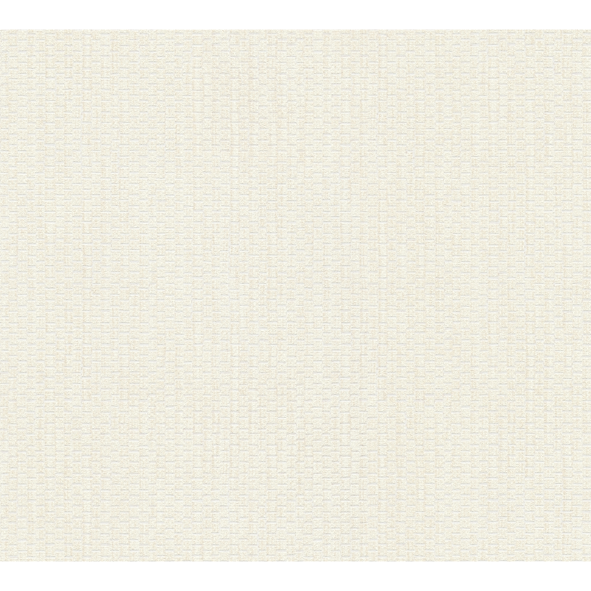 Vliestapete 'Hygge 2' Uni Gewebe strukturiert Uni creme/weiß 10,05 x 0,53 m + product picture