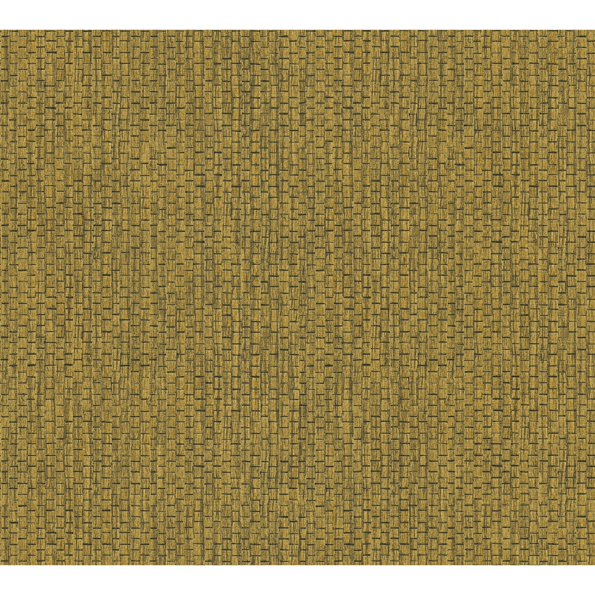 Vliestapete 'Hygge 2' Uni Gewebe strukturiert gelb/schwarz 10,05 x 0,53 m + product picture