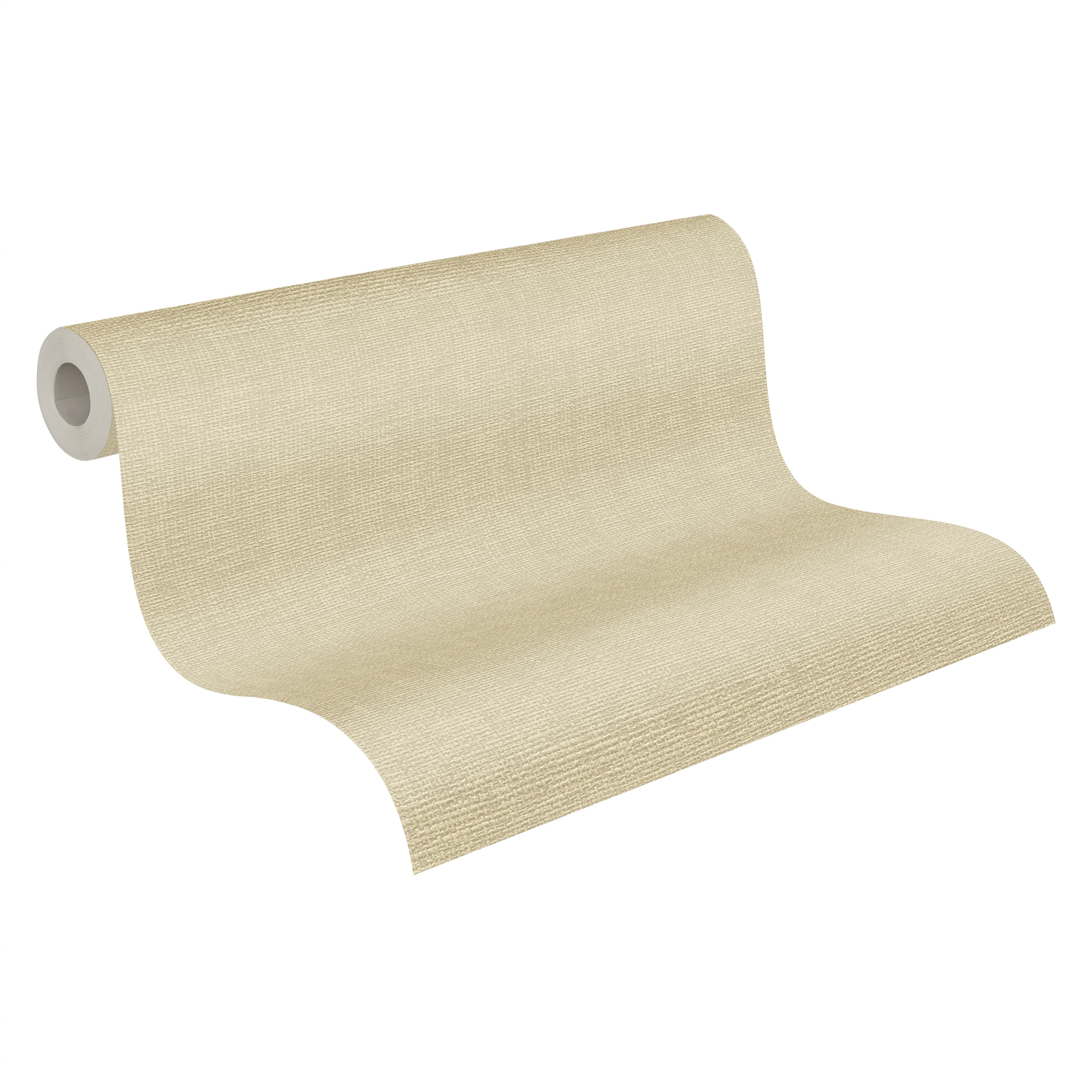 Vliestapete 'Hygge 2' Uni Stoffoptik grau/beige 0,53 x 10,05 m + product picture