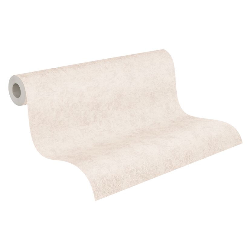 Beige Vliestapete "Hygge 2" aufgerollt