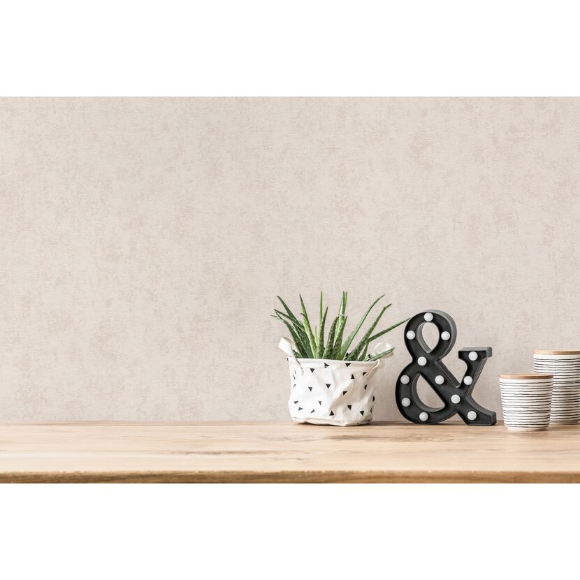 Vliestapete Hygge 2 Unistruktur in Beige