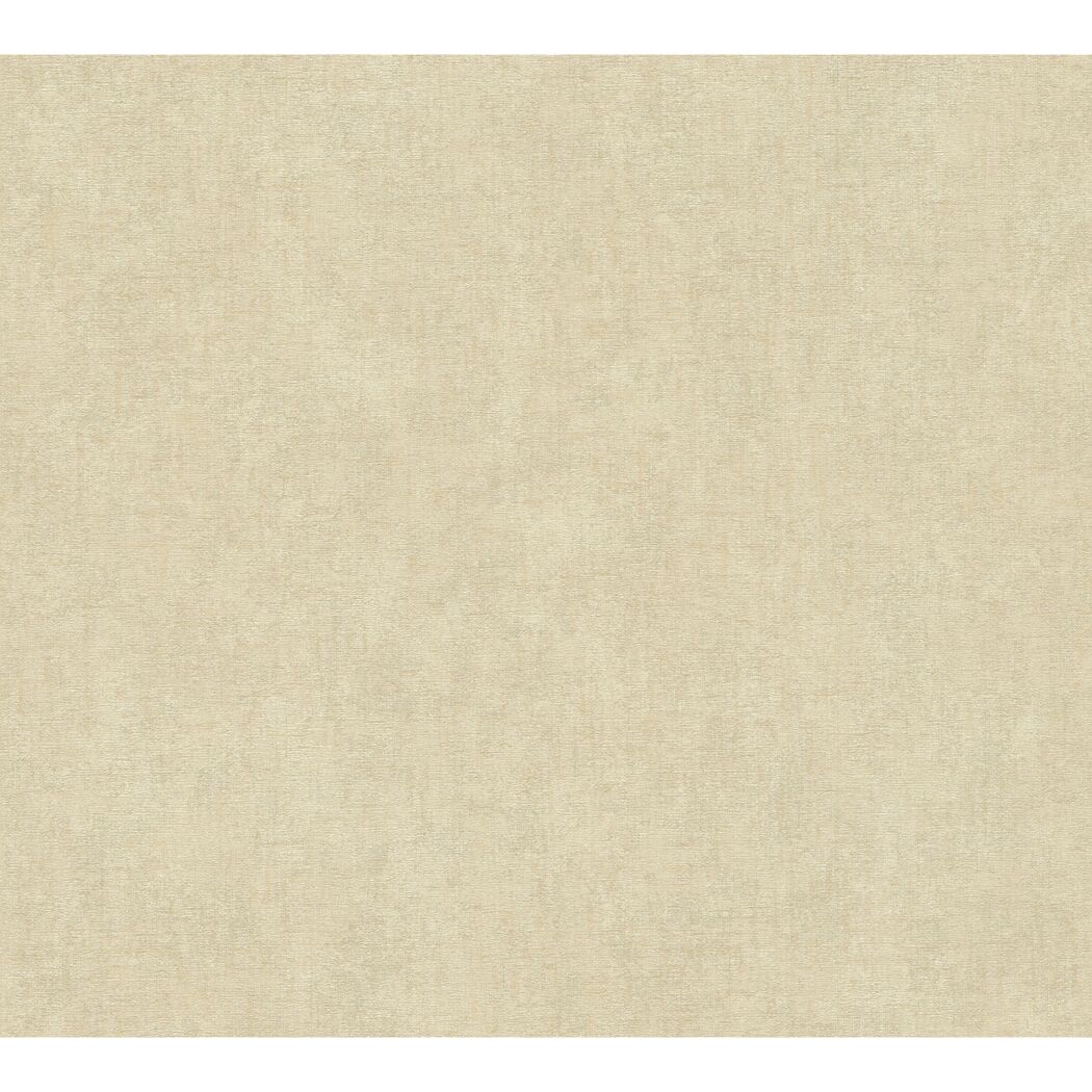 Beige Vliestapete Hygge 2 mit Leinenstruktur