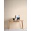 Beige Vliestapete Hygge 2 mit geflochtenem Muster