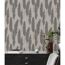 Tapete mit Pampasgras-Muster in Grau und Beige