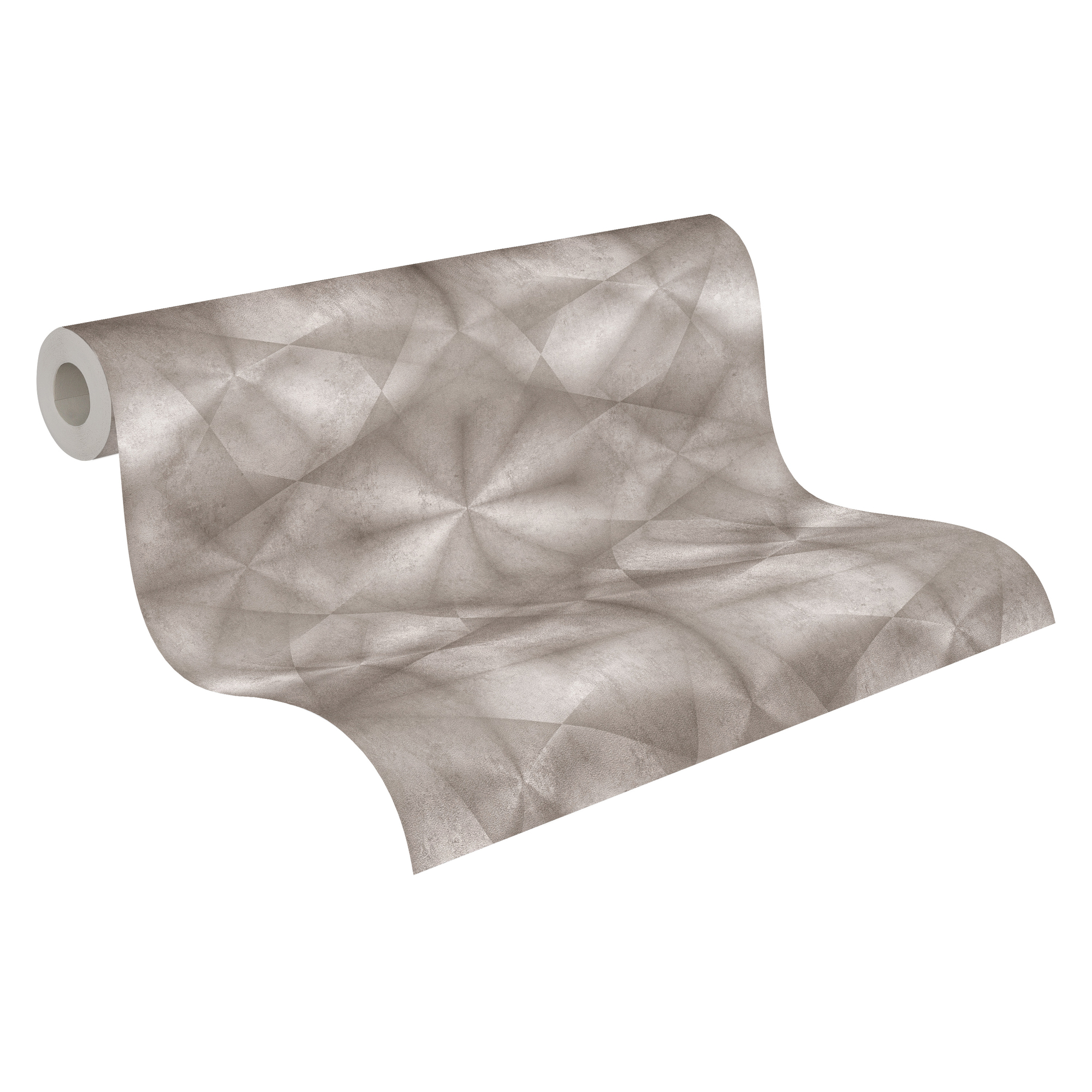 Vliestapete 'My Home. My Spa.' Grafik Beton 3D silber 10,05 x 0,53 m + product picture