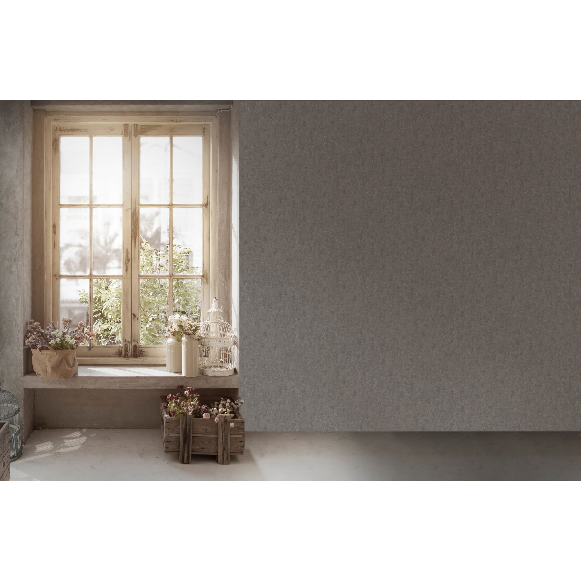Vliestapete 'My Home. My Spa.' Betonoptik grau 10,05 x 0,53 m + product picture