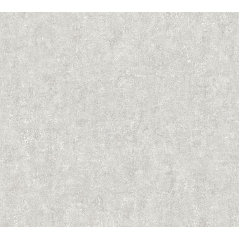 Graue Vliestapete in Betonoptik