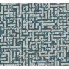 Blaue Tapete mit graphischem Muster