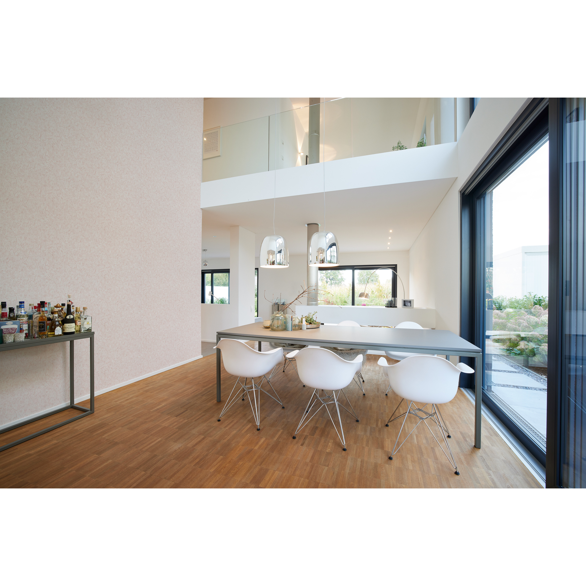 Vliestapete 'My Home. My Spa.' Betonoptik Uni rosa 10,05 x 0,53 m + product picture