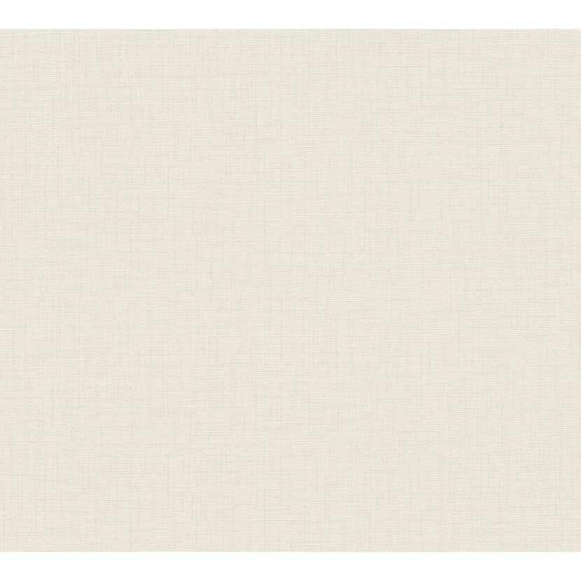 Beige Vliestapete mit Textilstruktur