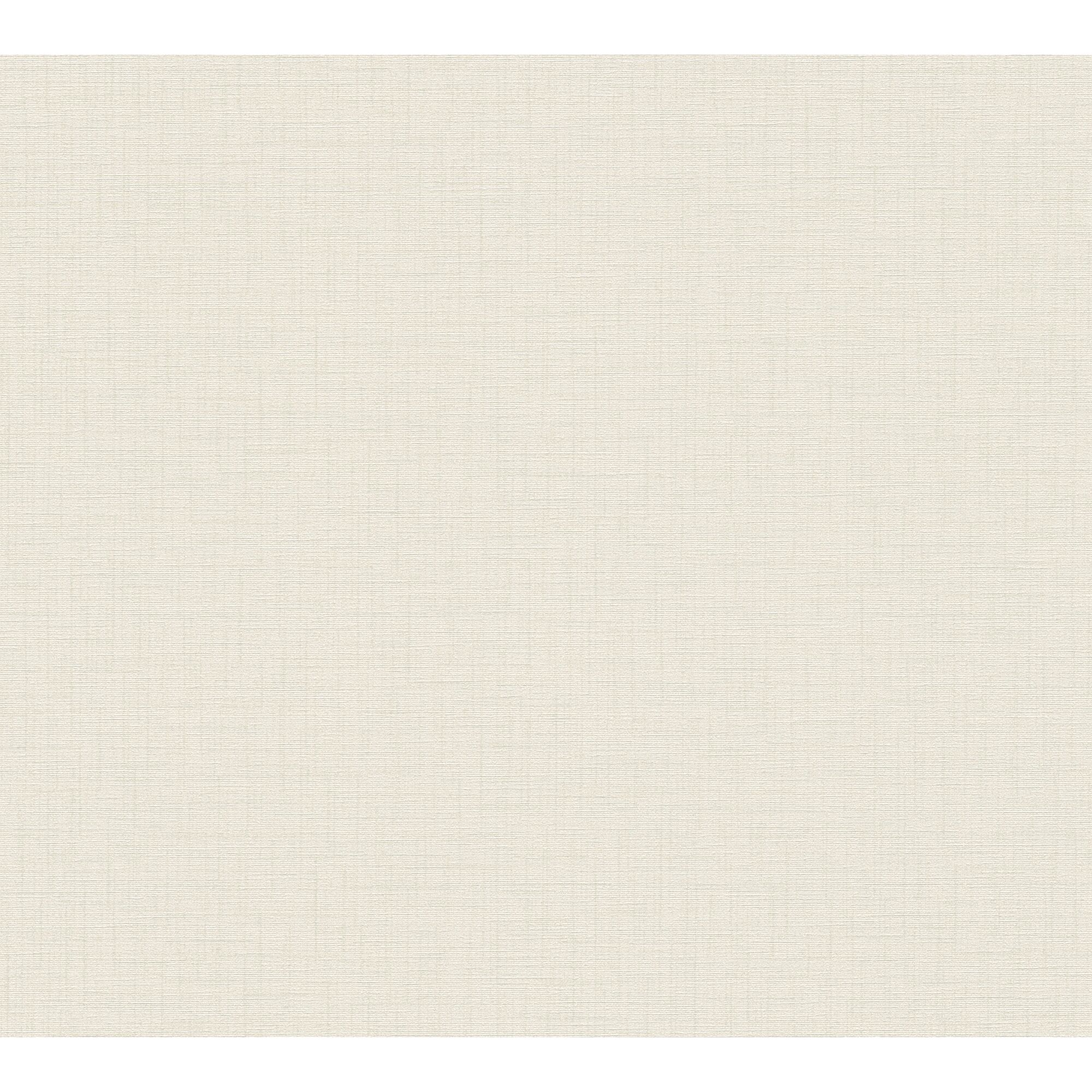 Beige Vliestapete mit Textilstruktur