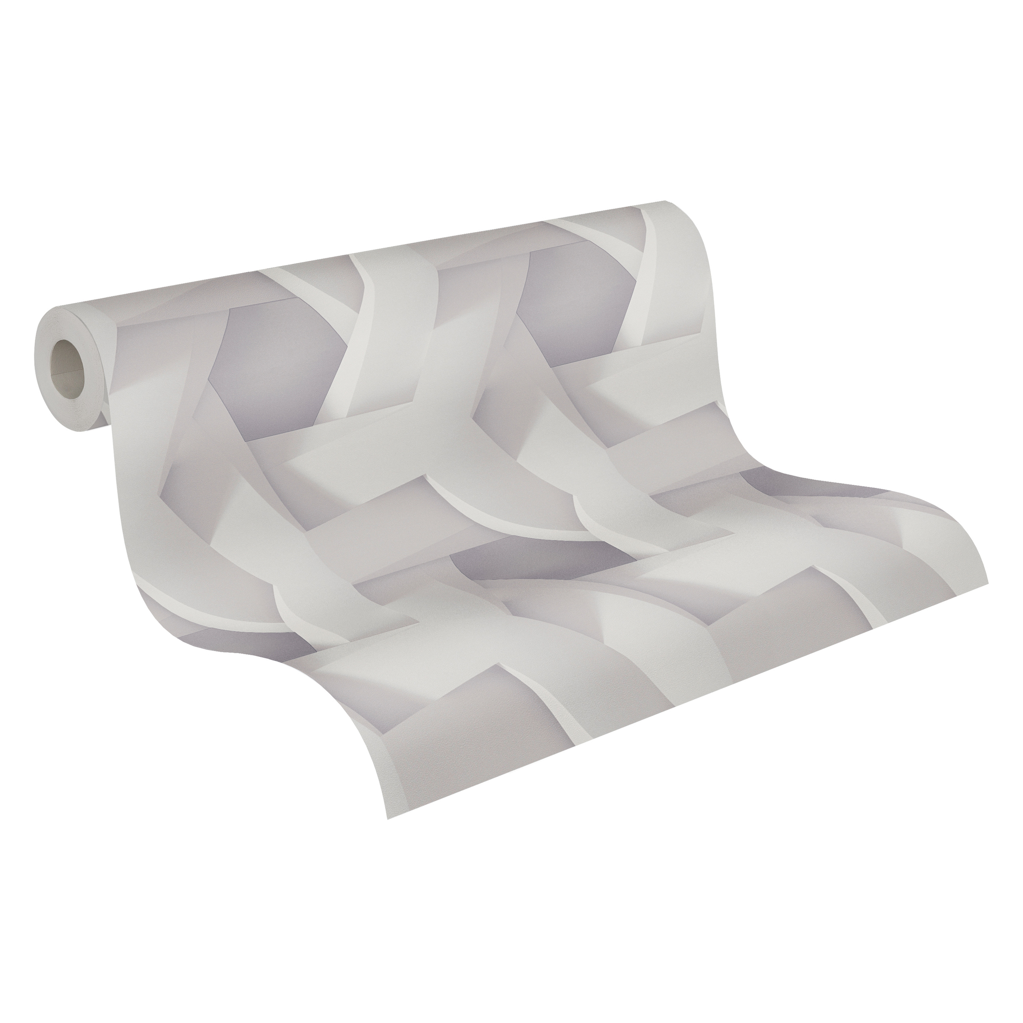 Vliestapete 'Pint Walls' 3D grau/weiß 10,05 x 0,53 m + product picture