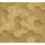 Goldfarbene Wabenmustertapete