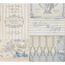 Verkleinertes Bild von Vliestapete 'Pint Walls' Tea Time beige/blau 10,05 x 0,53 m