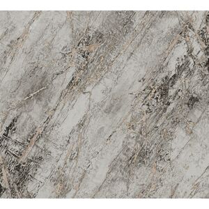 Vliestapete 'The BoS' Marmor grau/schwarz 10,05 x 0,53 m