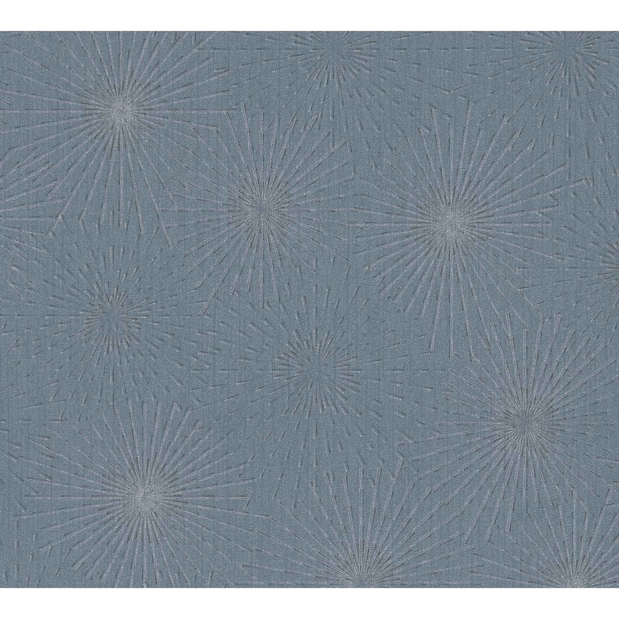 Vliestapete 'The BoS' retro Stern blau/silber 10,05 x 0,53 m + product picture