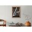 Gerahmte Karte von New York City an der Wand