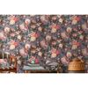 Blumentapete im Vintagestil