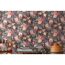 Blumentapete im Vintagestil