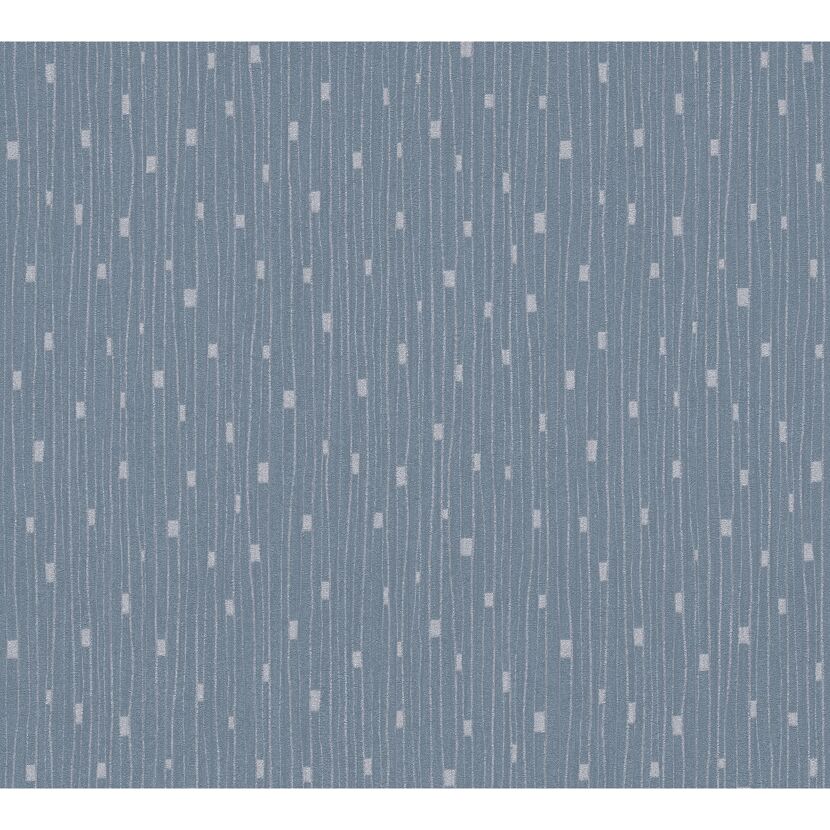 Blaue Vliestapete The BoS mit Linienmuster