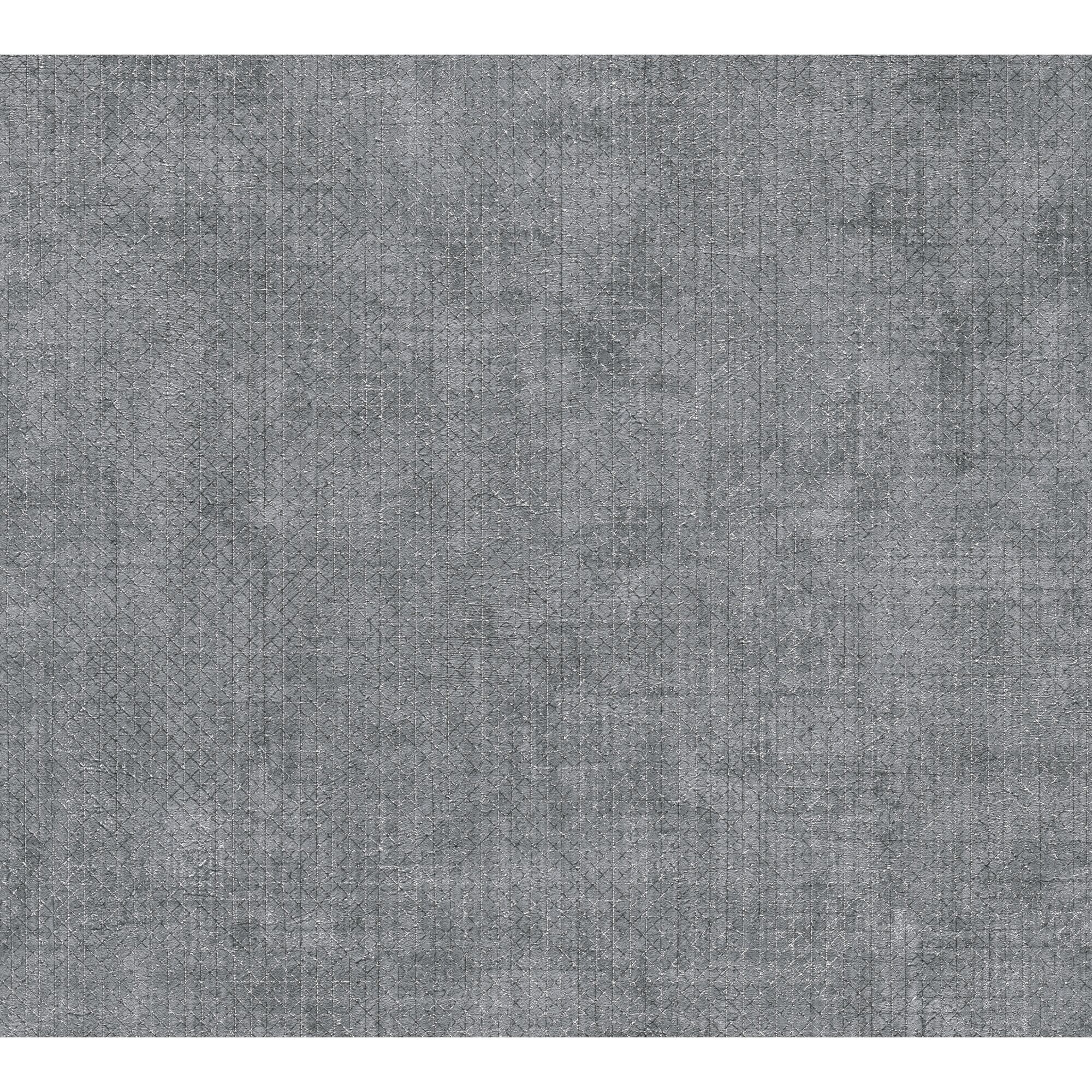 Graue Vliestapete mit Rautenmuster