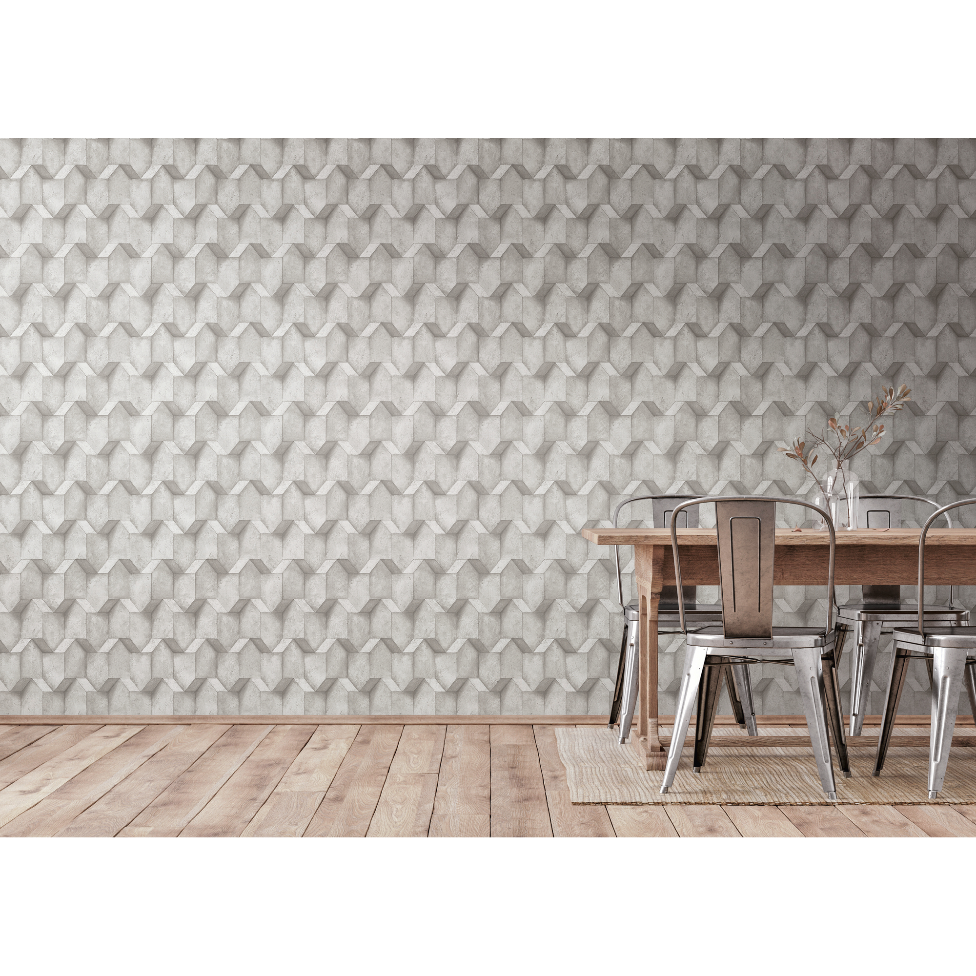 Vliestapete 'The BoS' 3D Betonoptik beige/grau 10,05 x 0,53 m + product picture