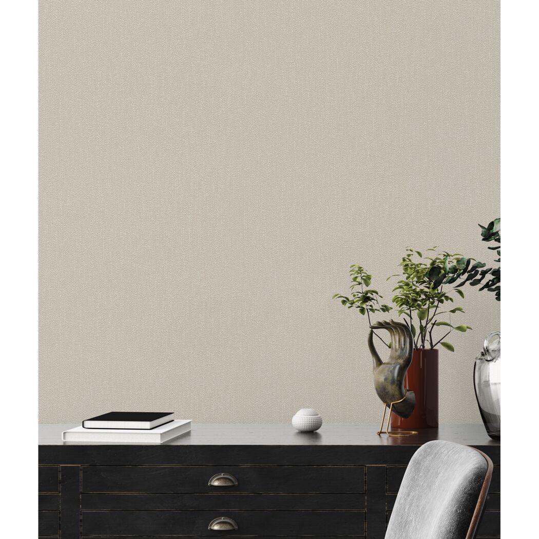 Beige Vliestapete attractive 2 Gewebe