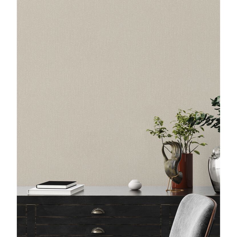 Beige Vliestapete attractive 2 Gewebe