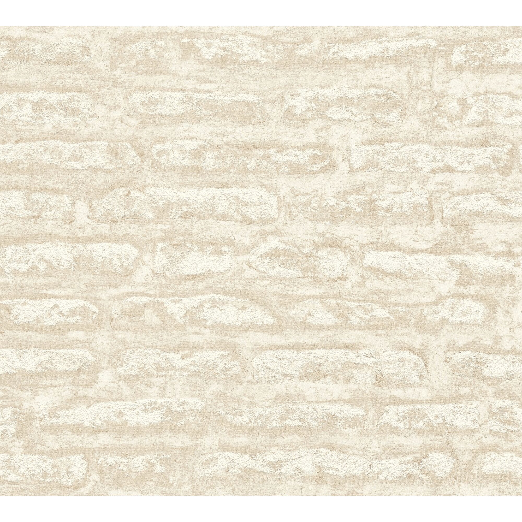 Beige Steinwand