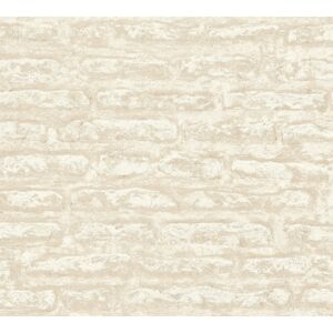 Vliestapete ''Attractive 2' Stein beige/weiß 10,05 x 0,53 m