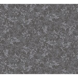 Vliestapete ''Attractive 2' Blätter schwarz/grau 10,05 x 0,53 m