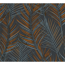 Verkleinertes Bild von Vliestapete 'Attractive' Palmenblätter petrol/orange 10,05 m x 0,53 m