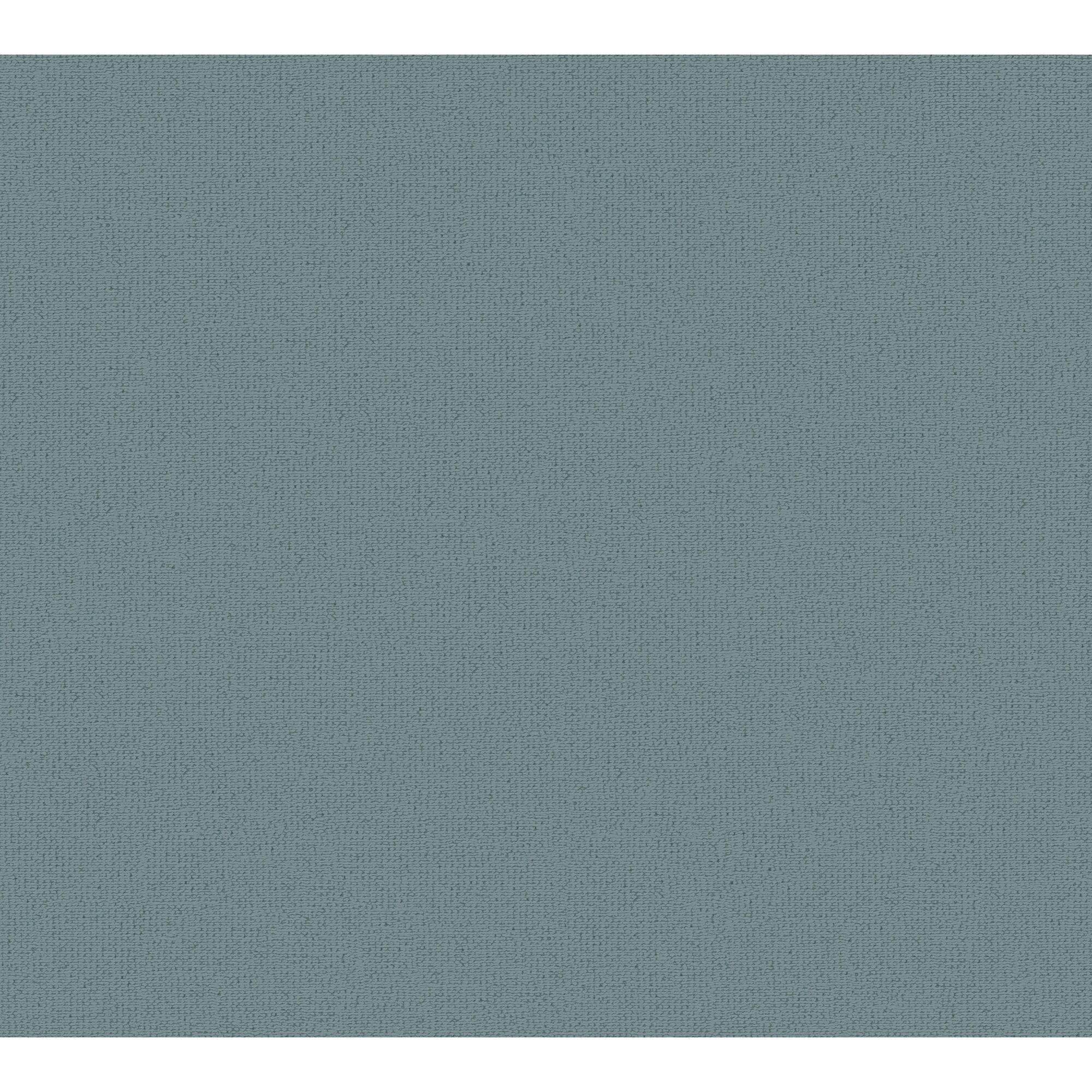 Blaue Vliestapete Uni Struktur